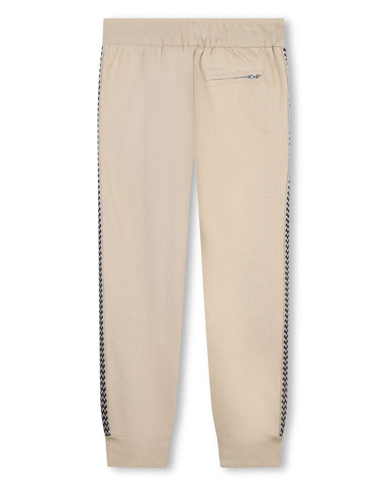 Boys Beige Track Pants