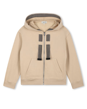 
  
    Lanvin
  
 Boys Beige Hooded Sweater