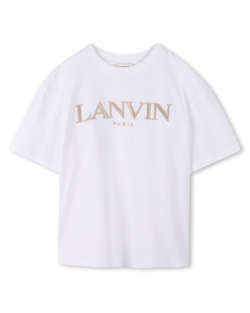 Boys White Logo T-Shirt