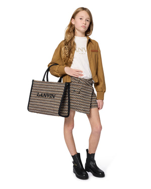 
  
    Lanvin
  
 Girls Ivory Logo Top
