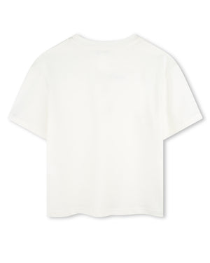 
  
    Lanvin
  
 Boys Ivory Logo T-Shirt