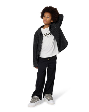 
  
    Lanvin
  
 Boys Ivory Logo T-Shirt
