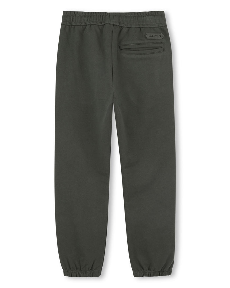 Boys Green Track Pants