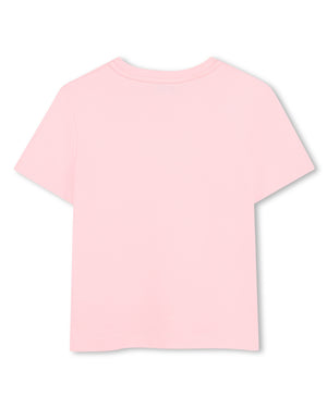 
  
    Lanvin
  
 Girls Pink Logo T-Shirt