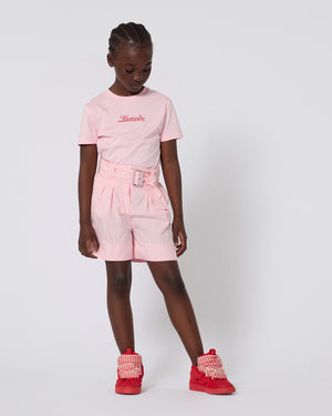 
  
    Lanvin
  
 Girls Pink Logo T-Shirt