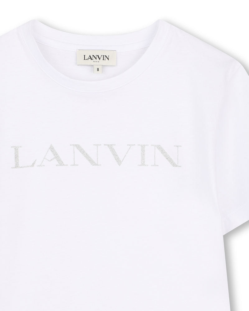 
  
    Lanvin
  
 Girls White Logo T-Shirt