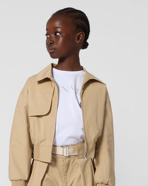 
  
    Lanvin
  
 Girls White Logo T-Shirt