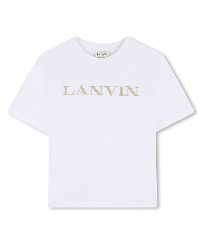 
  
    Lanvin
  
 Boys White Logo T-Shirt