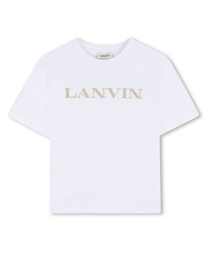 
  
    Lanvin
  
 Boys White Logo T-Shirt