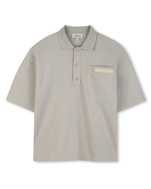 
  
    Lanvin
  
 Boys Beige Logo Polo