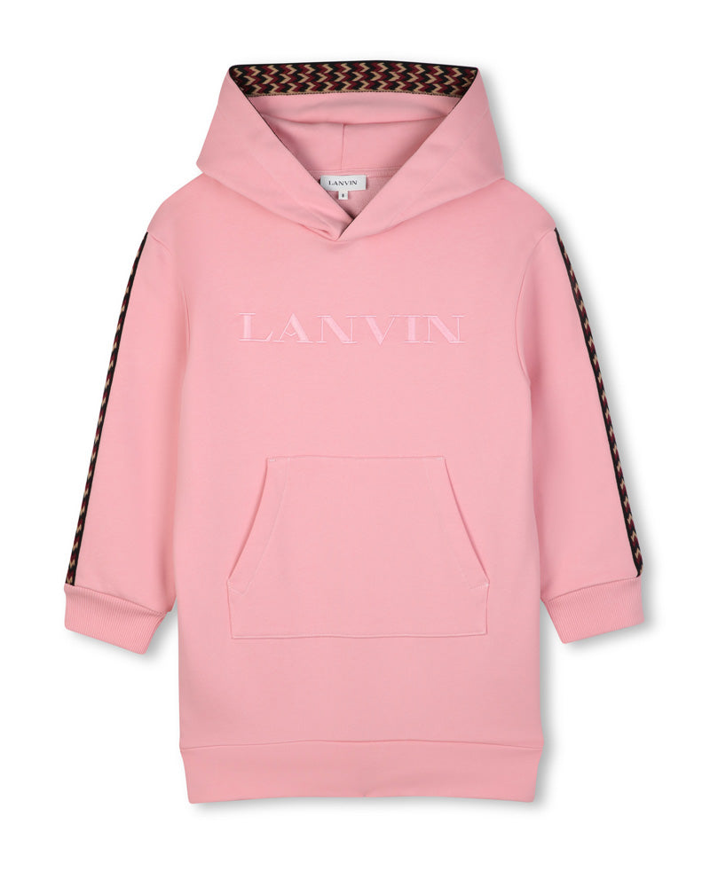 
  
    Lanvin
  
 Girls Pink Logo Sweater Dress