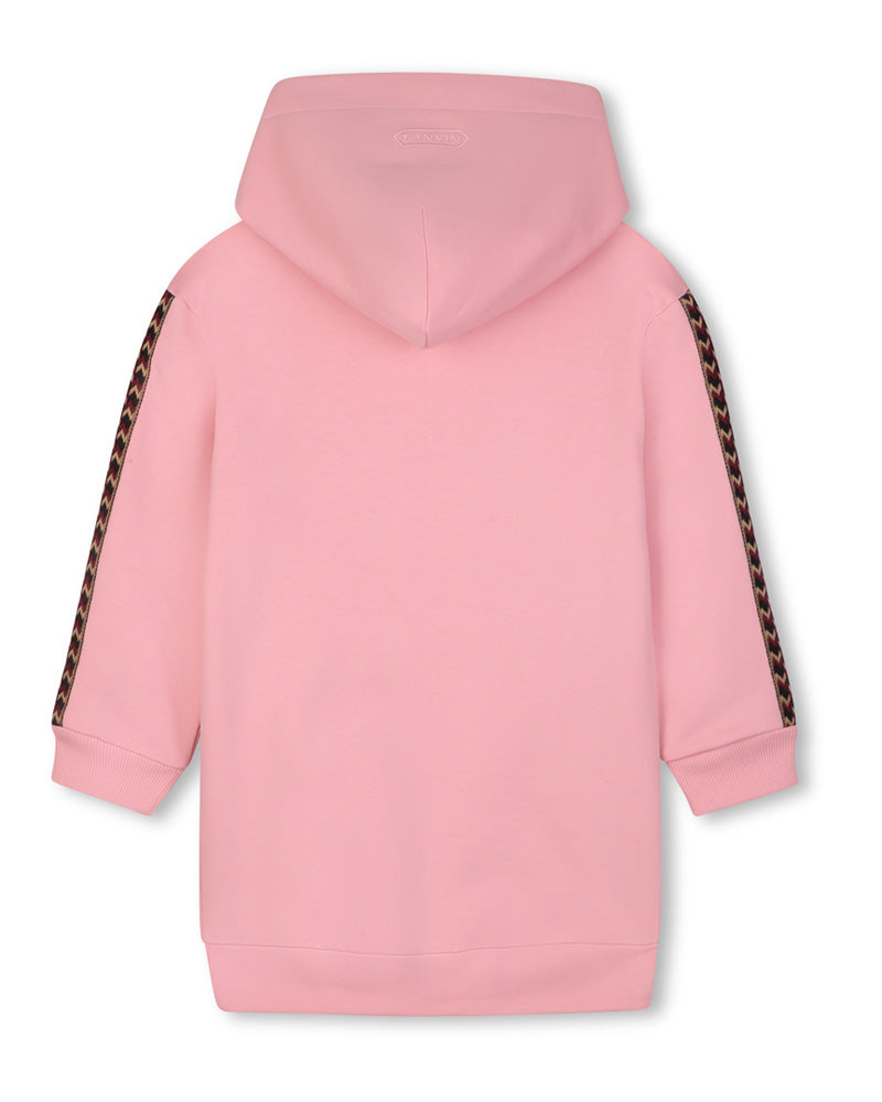 
  
    Lanvin
  
 Girls Pink Logo Sweater Dress