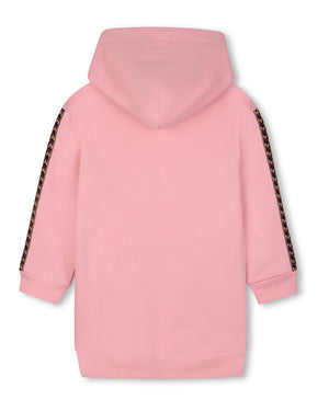 
  
    Lanvin
  
 Girls Pink Logo Sweater Dress
