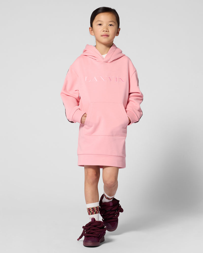 
  
    Lanvin
  
 Girls Pink Logo Sweater Dress