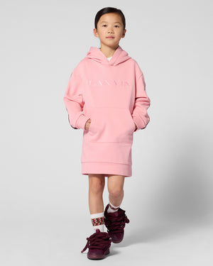 
  
    Lanvin
  
 Girls Pink Logo Sweater Dress