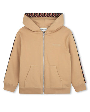 
  
    Lanvin
  
 Boys Beige Embroidered Logo Sweater