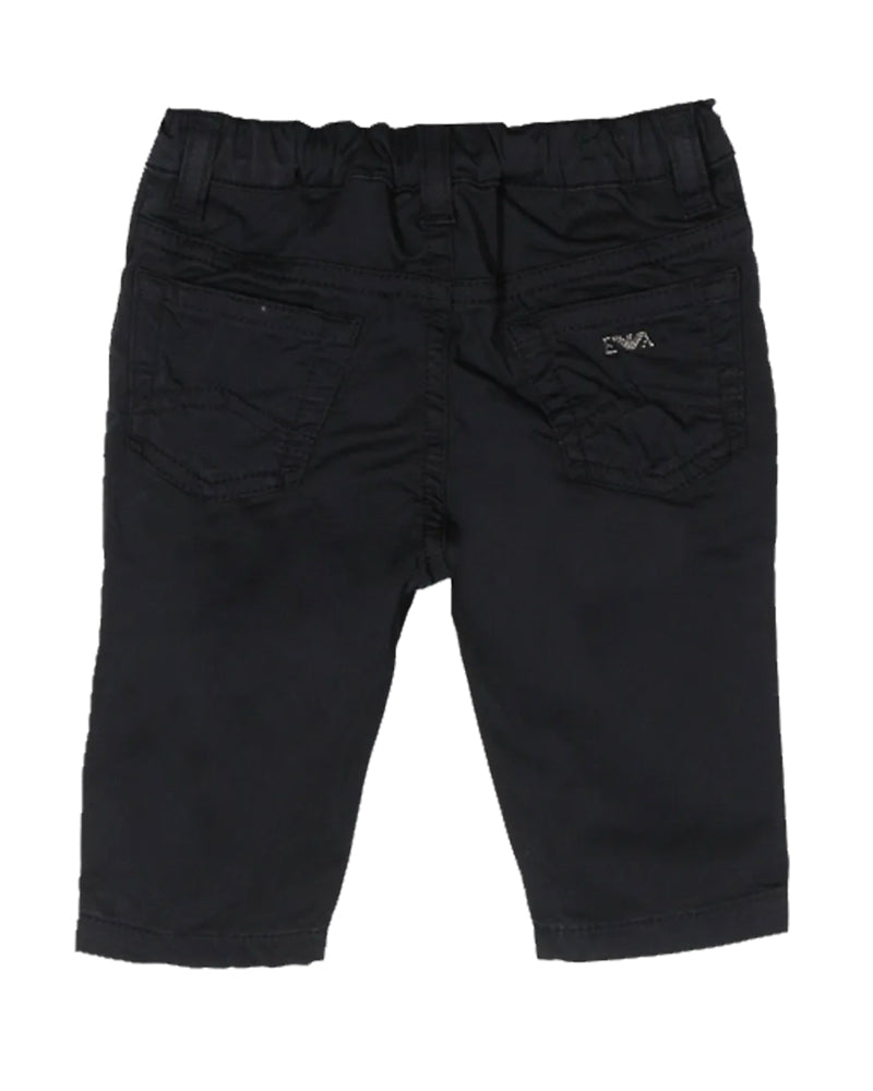 
  
    Emporio
  
    Armani
  
 Baby Boys Navy Cotton Twill Pants