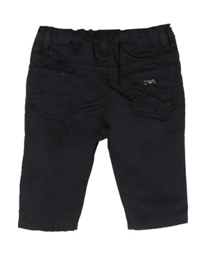 
  
    Emporio
  
    Armani
  
 Baby Boys Navy Cotton Twill Pants