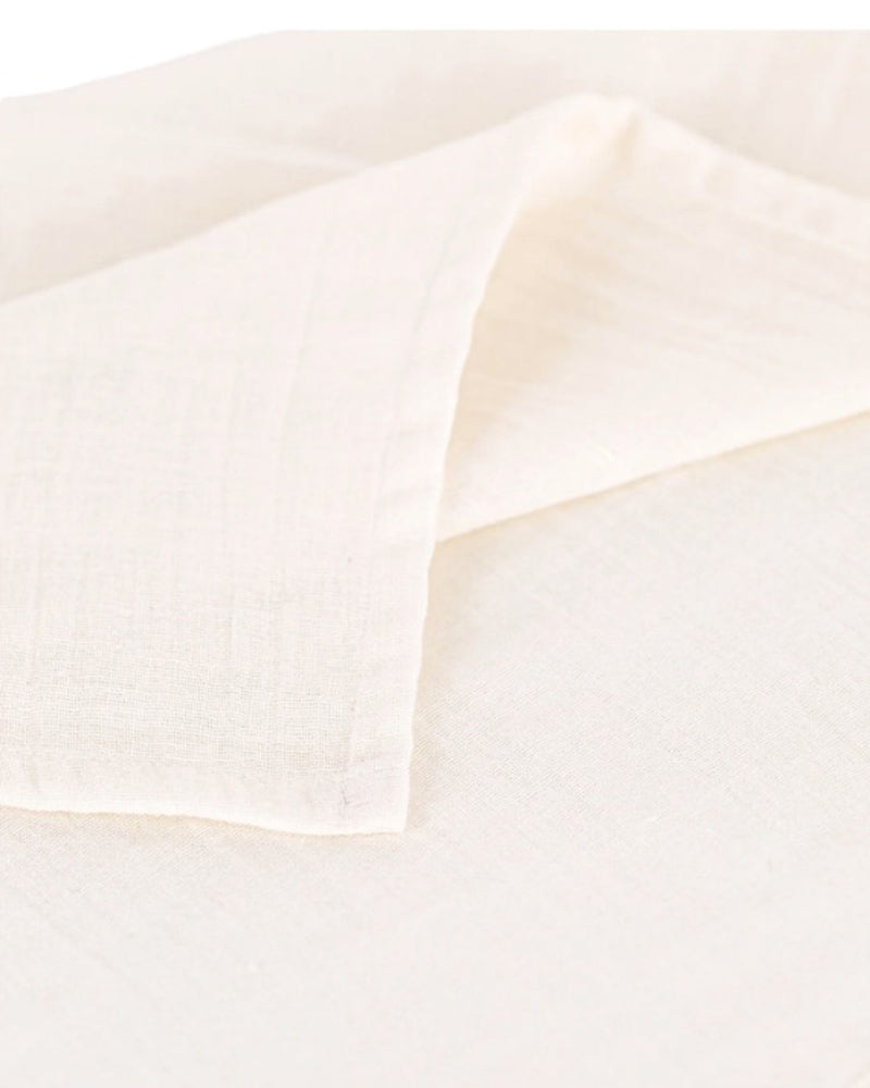 Baby Ivory Cotton Gauze Muslin Blanket