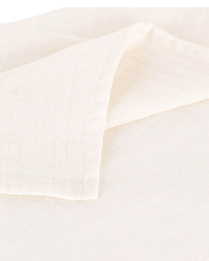 
  
    Petit
  
    Bateau
  
 Baby Ivory Cotton Gauze Muslin Blanket