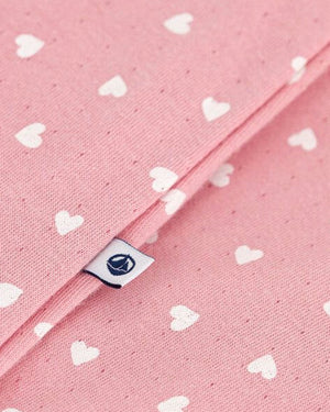 
  
    Petit
  
    Bateau
  
 Baby Girls Pink Heart Onesie