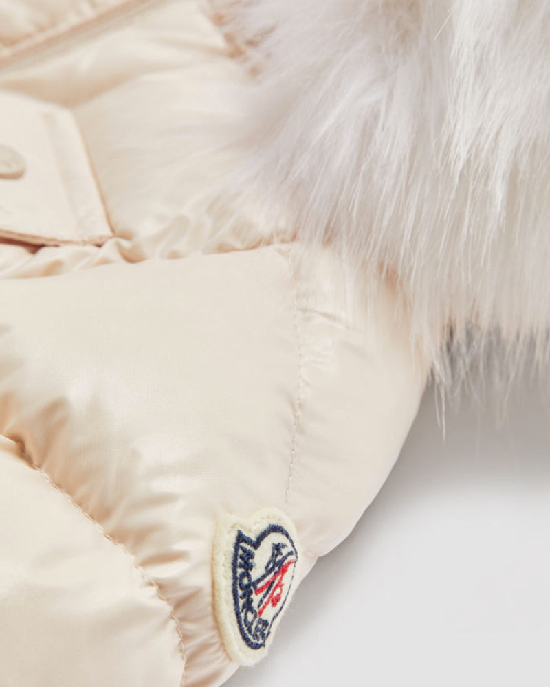 Baby moncler coat with fur hotsell