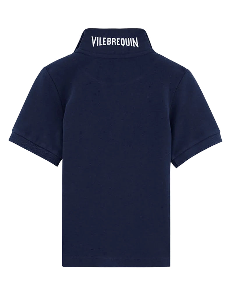 
  
    Vilebrequin
  
 Boys Navy Cotton Piqué Polo