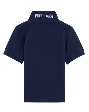 
  
    Vilebrequin
  
 Boys Navy Cotton Piqué Polo