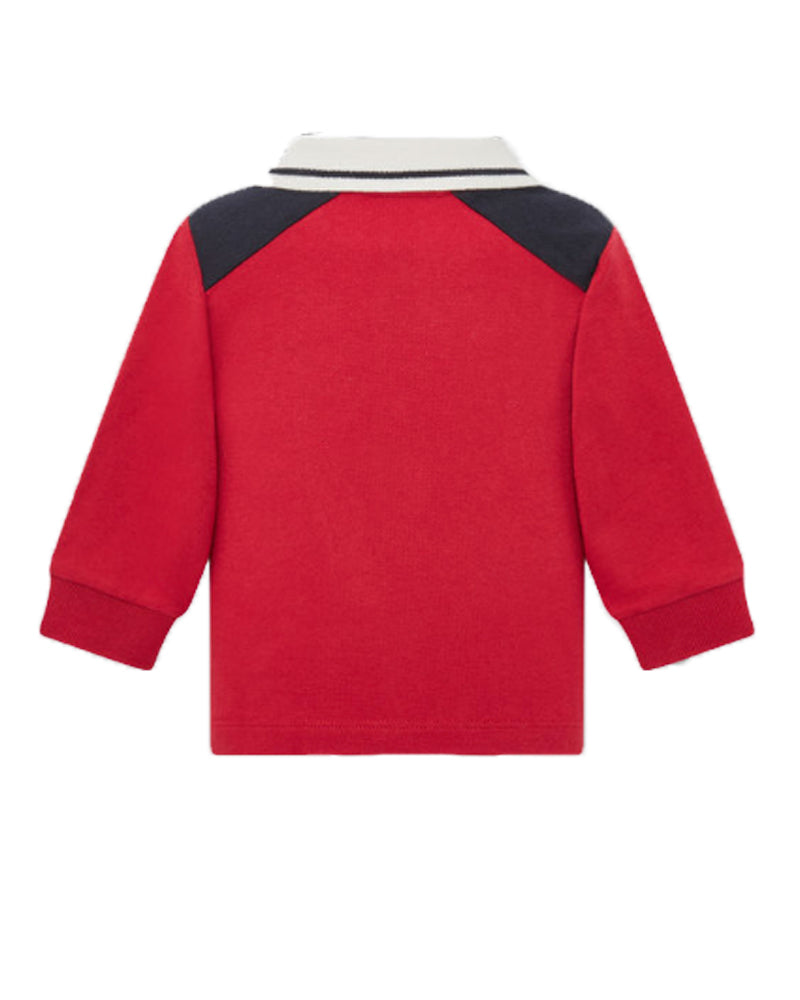 Baby Boys Red Polo Top