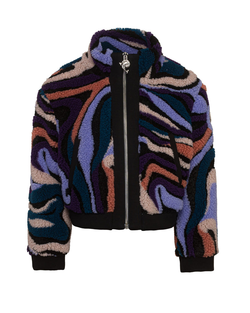 Emilio Pucci Kids Girls Multi/Print Jacket