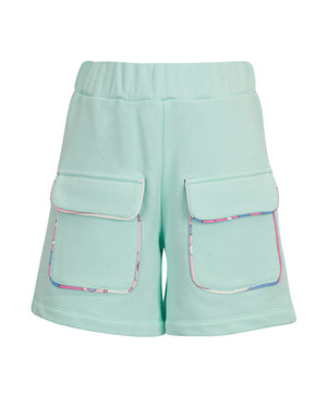 
  
    Emilio
  
    Pucci
  
 Girls Green Pocket Shorts