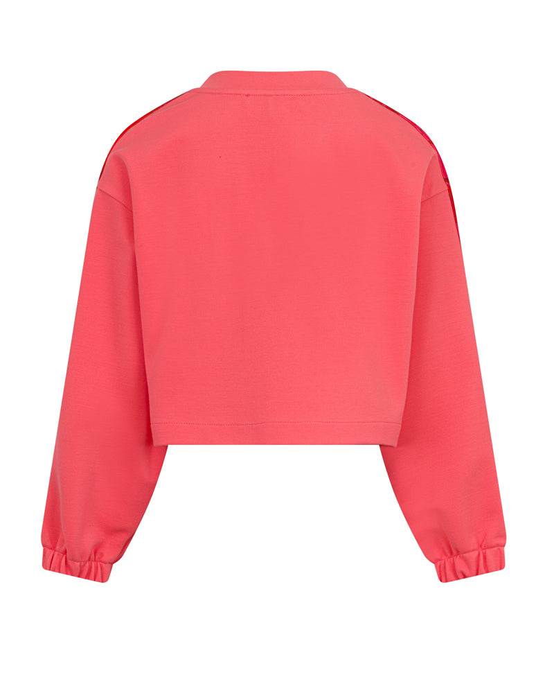 Girls Red Heart Sweater