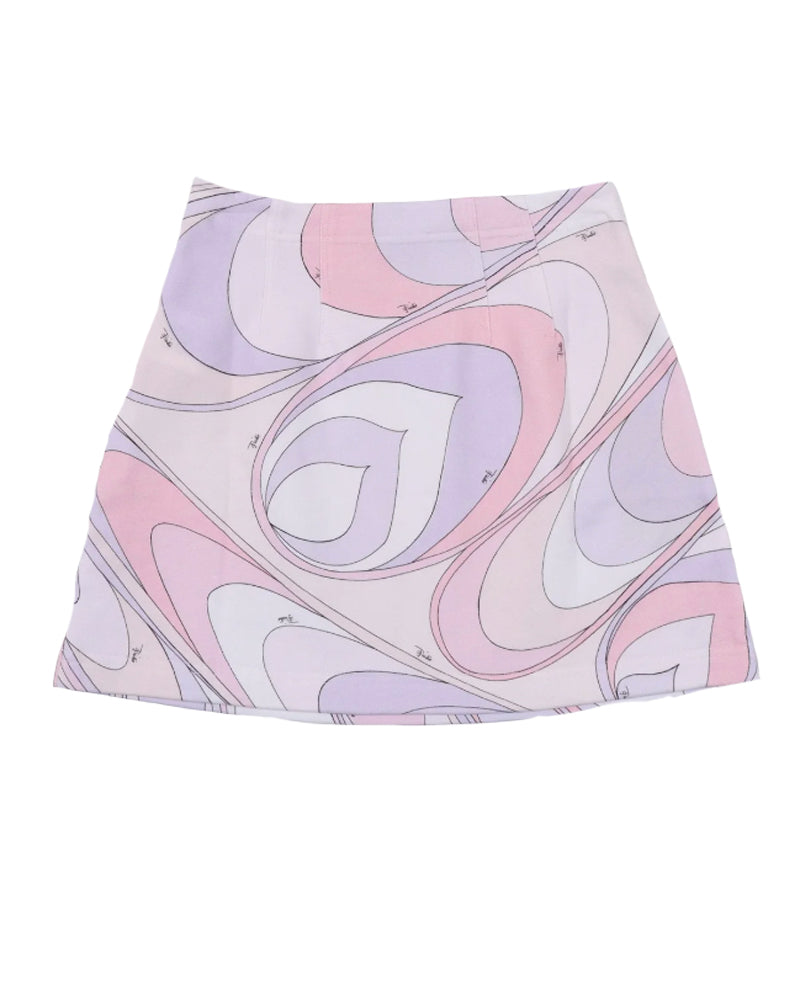 
  
    Emilio
  
    Pucci
  
 Girls Multi/Print Cotton Skirt