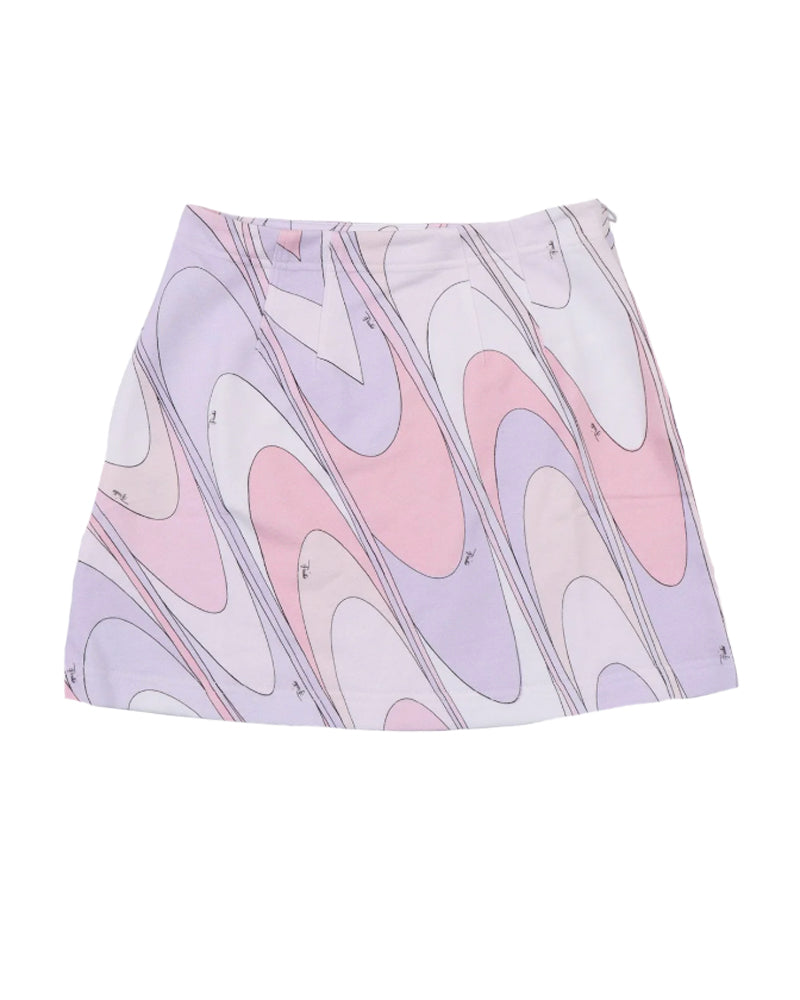 
  
    Emilio
  
    Pucci
  
 Girls Multi/Print Cotton Skirt