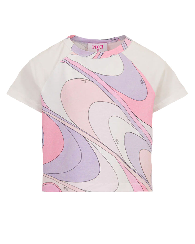 
  
    Emilio
  
    Pucci
  
 Girls Multi/Print T-Shirt