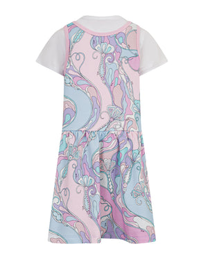 
  
    Emilio
  
    Pucci
  
 Girls Multi/Print Layered Dress