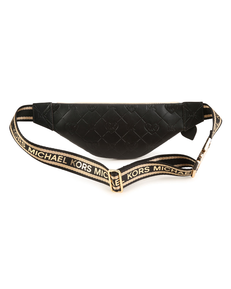 Michael kors black belt bag sale