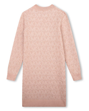 
  
    Michael
  
    Kors
  
 Girls Pink Knit Sweater Dress