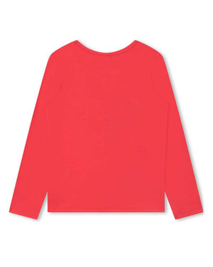 
  
    Michael
  
    Kors
  
 Girls Fuchsia Heart Top