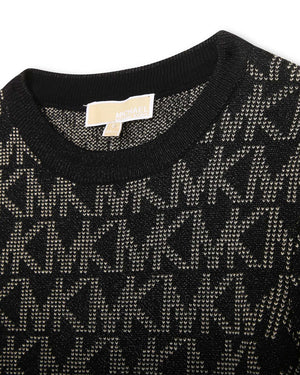 
  
    Michael
  
    Kors
  
 Girls Black Knit Sweater