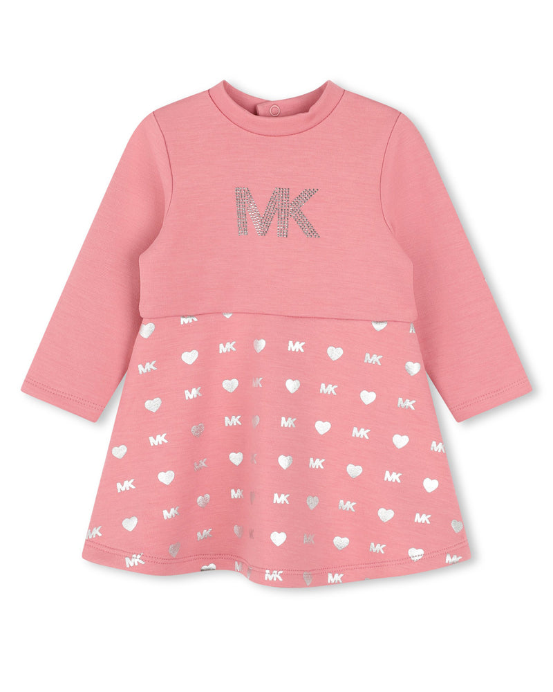 Baby Girls Pink Logo Dress