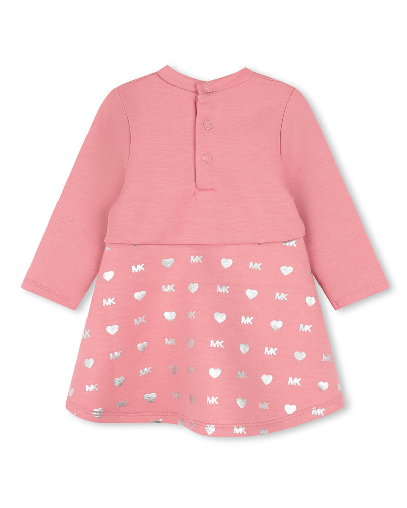 Baby Girls Pink Logo Dress