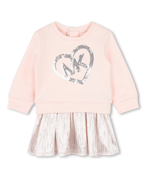 
  
    Michael
  
    Kors
  
 Baby Girls Pink Pleated Dress