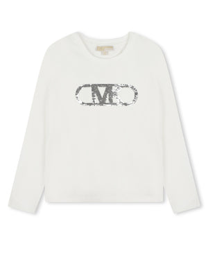 
  
    Michael
  
    Kors
  
 Girls White Logo Top