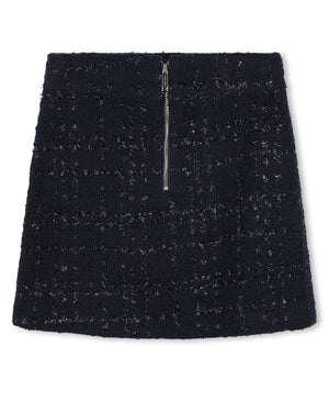 
  
    Michael
  
    Kors
  
 Girls Navy Tweed Skirt