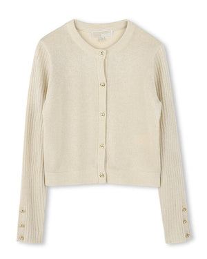 
  
    Michael
  
    Kors
  
 Girls Gold Knit Cardigan