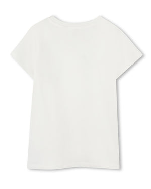 
  
    Michael
  
    Kors
  
 Girls White Logo T-Shirt