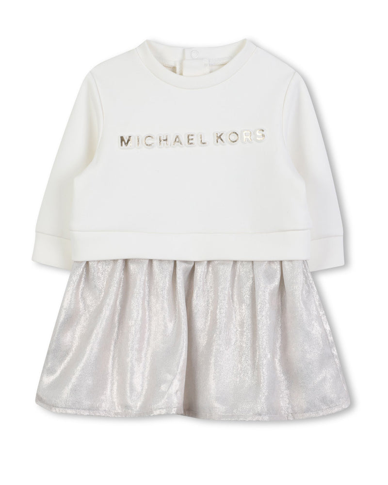 
  
    Michael
  
    Kors
  
 Baby Girls Ivory/Gold Dress
