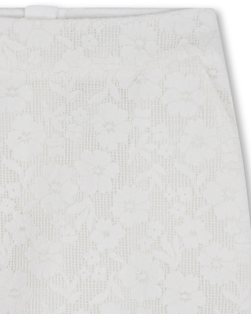 
  
    Michael
  
    Kors
  
 Girls Ivory Lace Top & Skirt Set