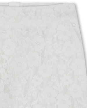 
  
    Michael
  
    Kors
  
 Girls Ivory Lace Top & Skirt Set